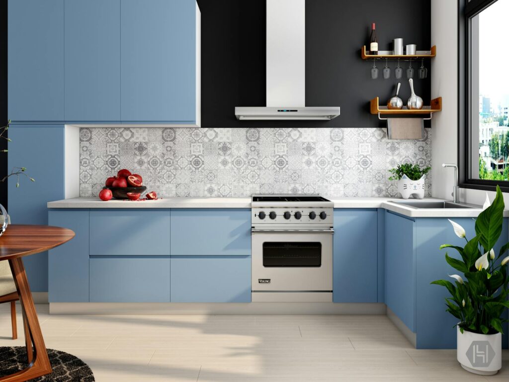 3d modular kitchen