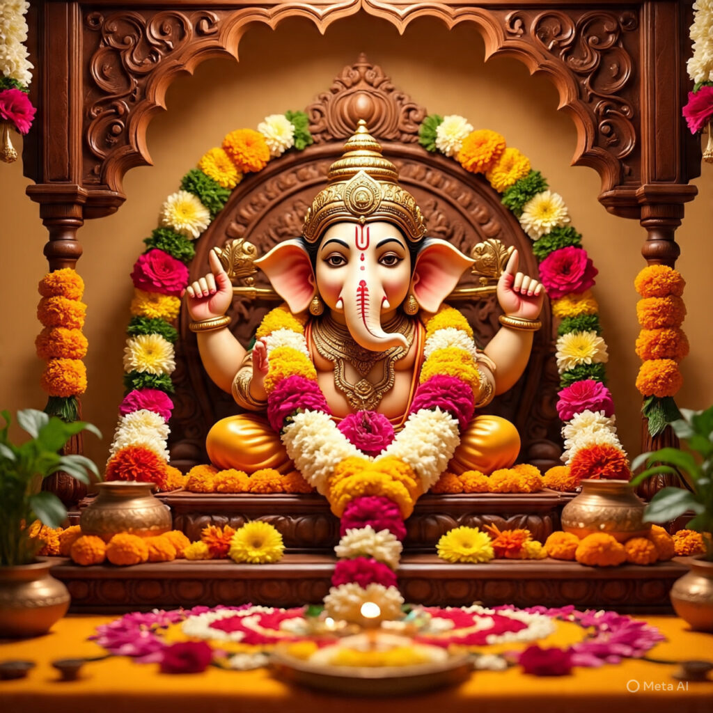 ganpati decoration ideas 